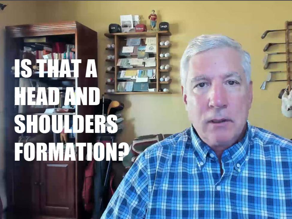 Is that the neckline of a head and shoulders being broken? It looks that way. Is that the neckline of a head and shoulders being broken? It looks that way.