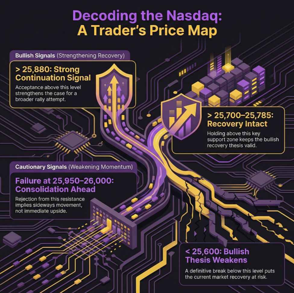 Live Nasdaq Technical Analysis for Today